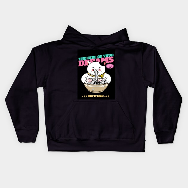 Girl of your Dreams Kids Hoodie by DigitalMuseth